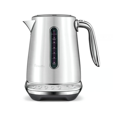 Silver Breville kettle on a white background