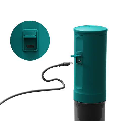 Nano Portable Espresso Machine (OutIn Teal) - Everyday People Coffee & Tea