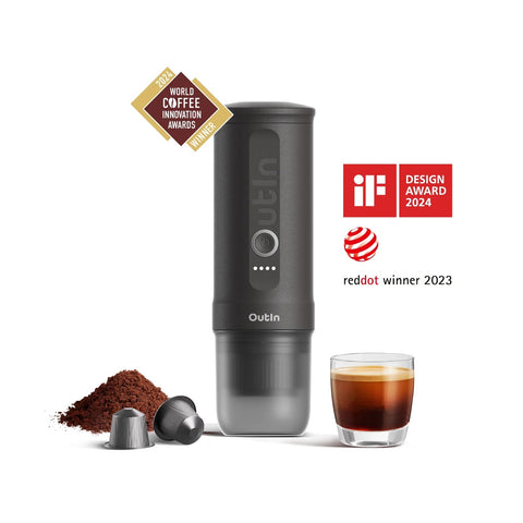 Nano Portable Espresso Machine (Space Grey) - Everyday People Coffee & Tea