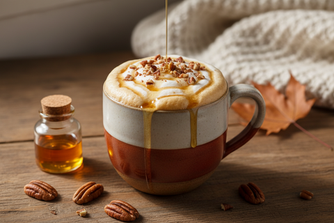 Maple Pecan Latte: A Simple Fall Coffee Recipe