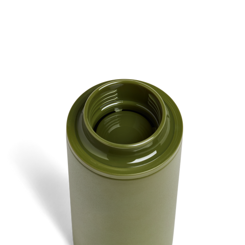 Created Co. Nomad Grip Tumbler 12oz in Moss Green — Ceramic-Coated Insulated Travel Mug