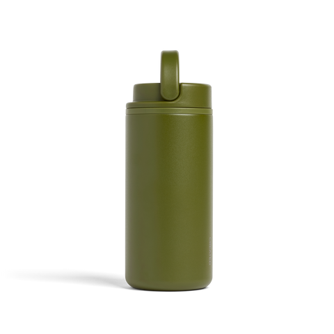 Created Co. Nomad Grip Tumbler 12oz in Moss Green — Ceramic-Coated Insulated Travel Mug