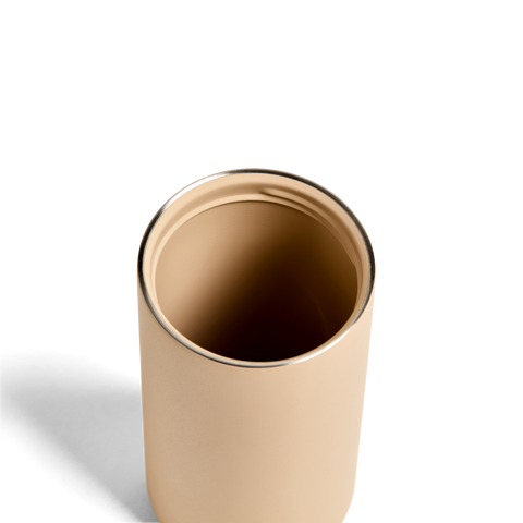 Created Co. Nomad Grip Tumbler 12oz in Desert Tan — Ceramic-Coated Insulated Travel Mug
