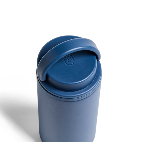 Created Co. Nomad Grip Tumbler 12oz in Pacific Blue — Ceramic-Coated Insulated Travel Mug