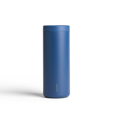 Created Co. Nomad Sip Tumbler 16oz in Pacific Blue — Ceramic-Coated Insulated Travel Mug