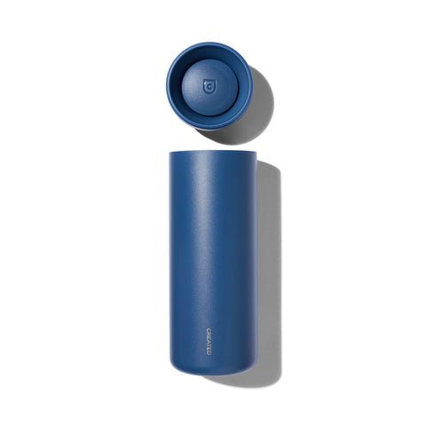 Created Co. Nomad Sip Tumbler 16oz in Pacific Blue — Ceramic-Coated Insulated Travel Mug