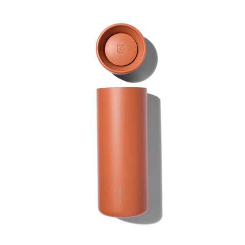 Created Co. Nomad Sip Tumbler 16oz in Terracotta — Ceramic-Coated Insulated Travel Mug