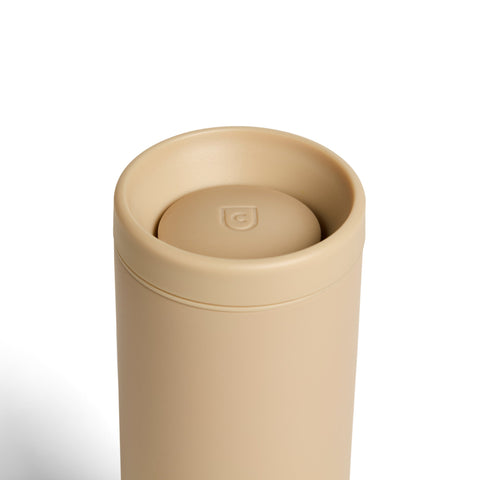 Created Co. Nomad Sip Tumbler 16oz in Desert Tan — Ceramic-Coated Insulated Travel Mug