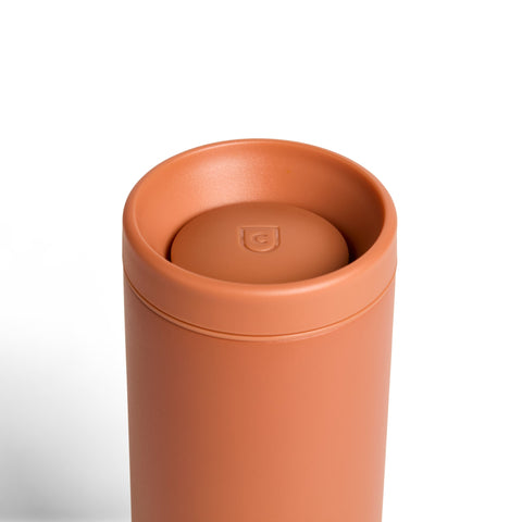 Created Co. Nomad Sip Tumbler 16oz in Terracotta — Ceramic-Coated Insulated Travel Mug