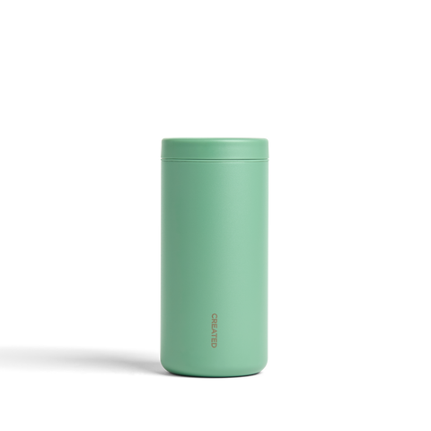 Created Co. Nomad Sip Tumbler 12oz in Sage Green — Ceramic-Coated Insulated Travel Mug