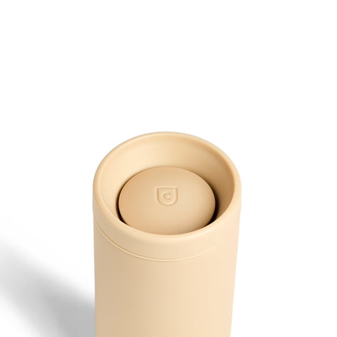 Created Co. Nomad Sip Tumbler 12oz in Desert Tan — Ceramic-Coated Insulated Travel Mug