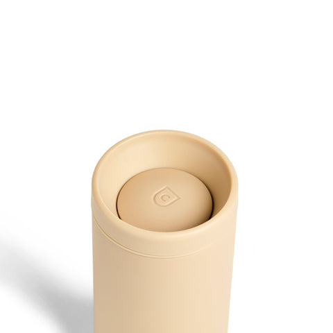 Created Co. Nomad Sip Tumbler 12oz in Desert Tan — Ceramic-Coated Insulated Travel Mug