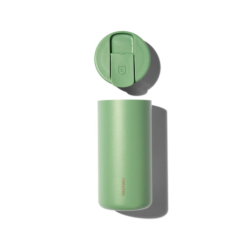 Created Co. Nomad Flip 12oz Tumbler — Sage | Ceramic Travel Mug