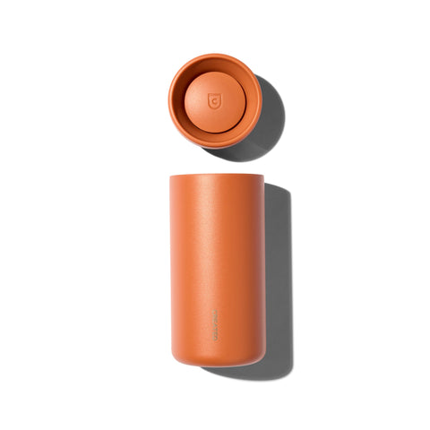 Created Co. Nomad Sip Tumbler 12oz in Terracotta — Ceramic-Coated Insulated Travel Mug