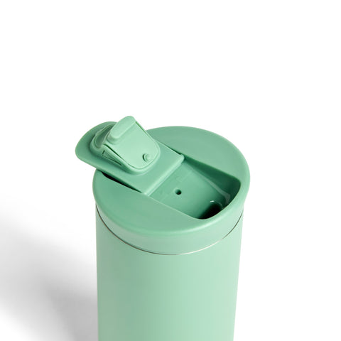 Created Co. Nomad Flip 12oz Tumbler — Sage | Ceramic Travel Mug