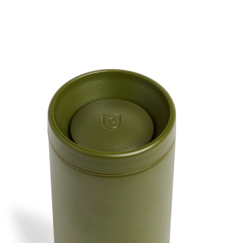Created Co. Nomad Sip Tumbler 12oz in Moss Green — Ceramic-Coated Insulated Travel Mug
