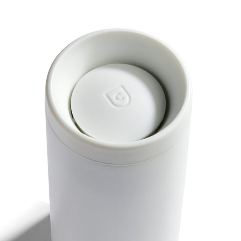 Created Co. Nomad Sip Tumbler 12oz in White — Ceramic-Coated Insulated Travel Mug