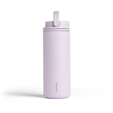 Created Co. Nomad Grip 16oz Tumbler — Lavender | Ceramic Travel Mug