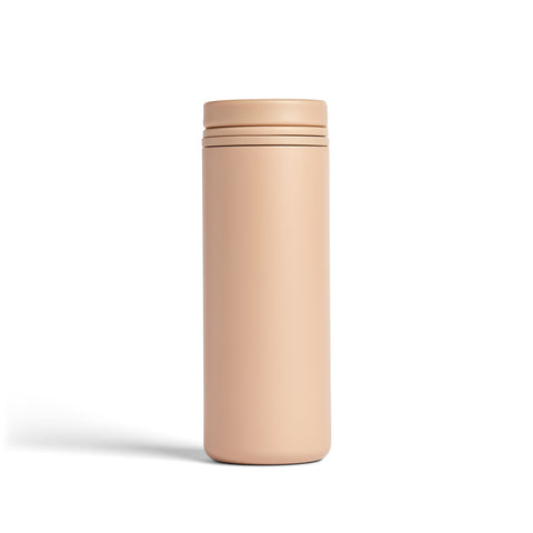 Created Co. Nomad Grip Tumbler 16oz in Desert Tan — Ceramic-Coated Insulated Travel Mug