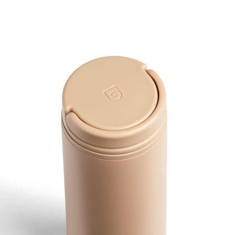 Created Co. Nomad Grip Tumbler 16oz in Desert Tan — Ceramic-Coated Insulated Travel Mug