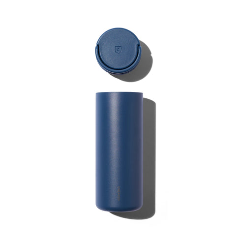Created Co. Nomad Grip Tumbler 16oz in Pacific Blue — Ceramic-Coated Insulated Travel Mug