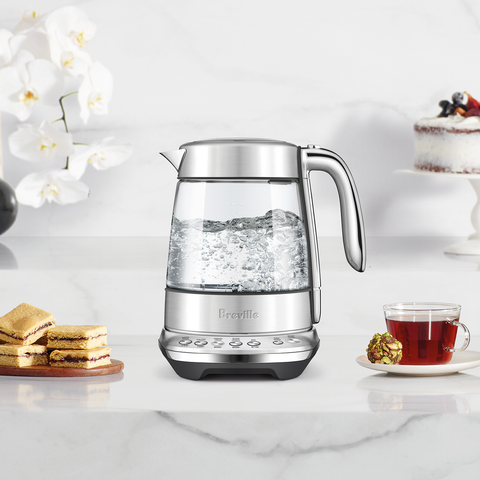 Breville Smart Crystal Luxe BKE855BSS - Glass Electric Kettle with Temperature Control