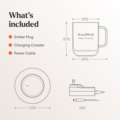 Ember Mug 2 — Smart Heated Coffee Mug | Set Your Perfect Temperature