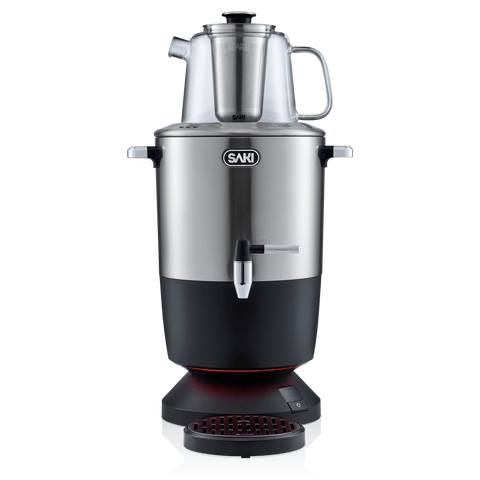 Saki coffee maker on a white background