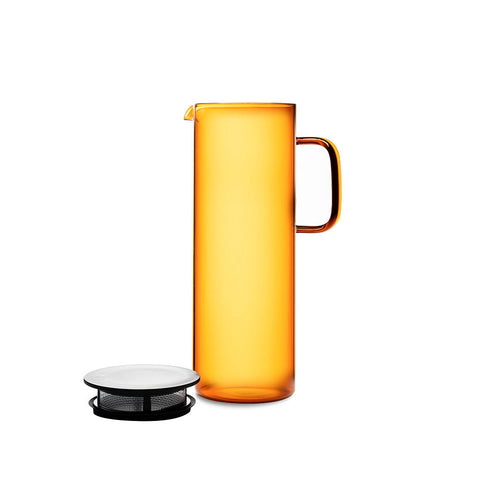 Hario Glass Iced & Cold Brew Tea Pitcher - Amber (27oz/800ml) 