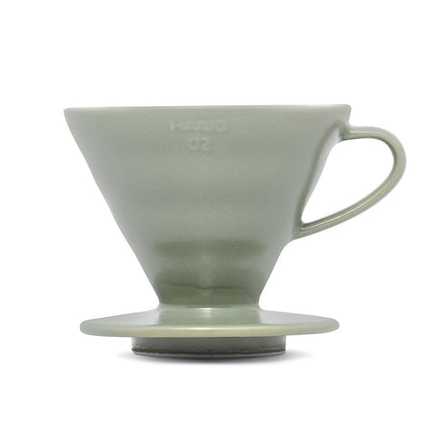 Hario V60 Ceramic Coffee Dripper 02 - Oil Green