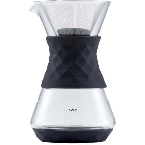 Saki Pour Over Glass Coffee Maker – 24 oz 