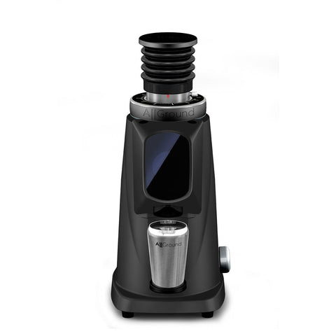AllGround ProBrew Filter Coffee Grinder in Deep Black on a white background