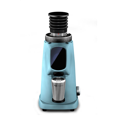 AllGround ProBrew Filter Coffee Grinder (Pastel Blue) on a white background
