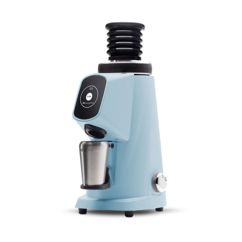 AllGround ProBrew Filter Coffee Grinder (Pastel Blue) on a white background