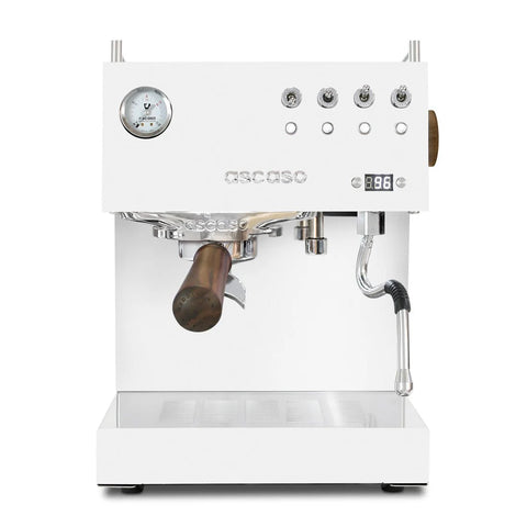 Ascaso Steel Duo Programmable Espresso Machine with PID Controller, Dual Thermoblock, 120V (White) - Everyday People Coffee & Tea