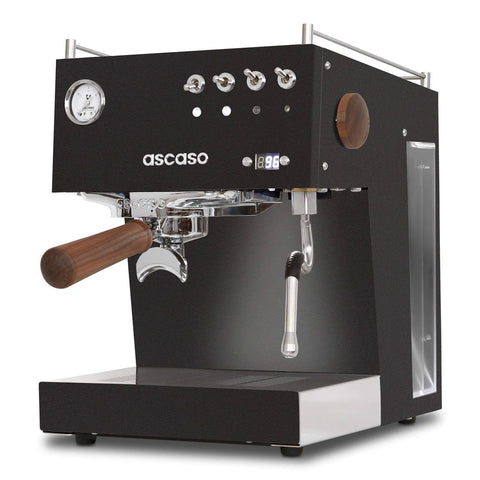 Ascaso Steel Uno Programmable Espresso Machine with PID Controller, Single Thermoblock, 120V (Black) - Everyday People Coffee & Tea