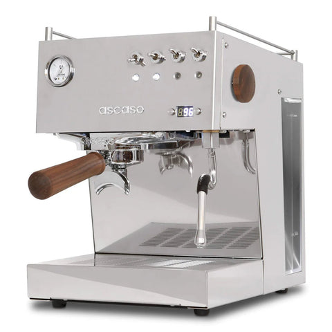 Ascaso Steel Uno Programmable Espresso Machine with PID Controller, Single Thermoblock, 120V (Inox) - Everyday People Coffee & Tea