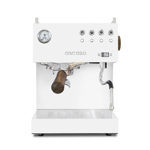 Ascaso Steel Uno Programmable Espresso Machine with PID Controller, Single Thermoblock, 120V (White) - Everyday People Coffee & Tea