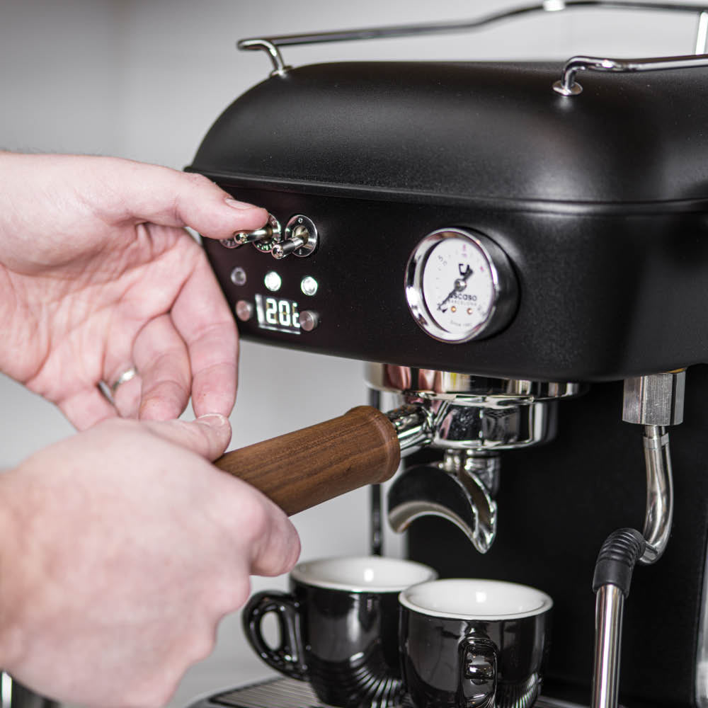 Ascaso Dream PID Black Espresso Machine | Matte Dark Finish
