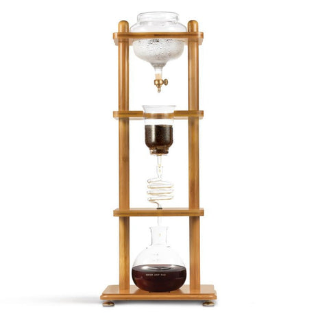 Yama Cold Drip Tower 6-8 Cup Bamboo Straight Frame (32oz)