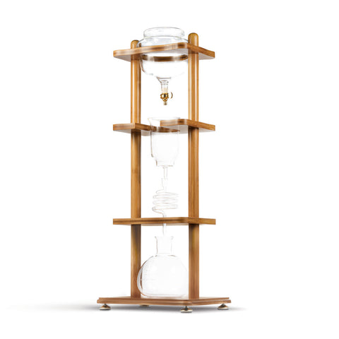 Yama Cold Drip Tower 6-8 Cup Bamboo Straight Frame (32oz)