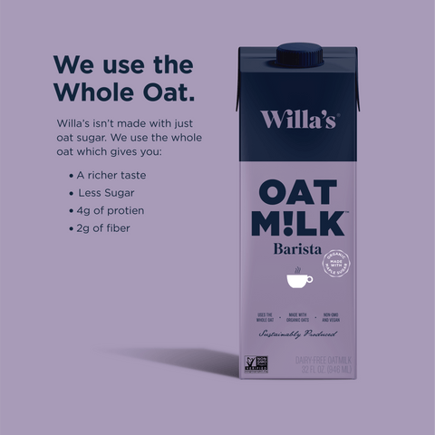 Barista Oat Milk (6 - Pack) by Willa's - Everyday People Coffee & Tea