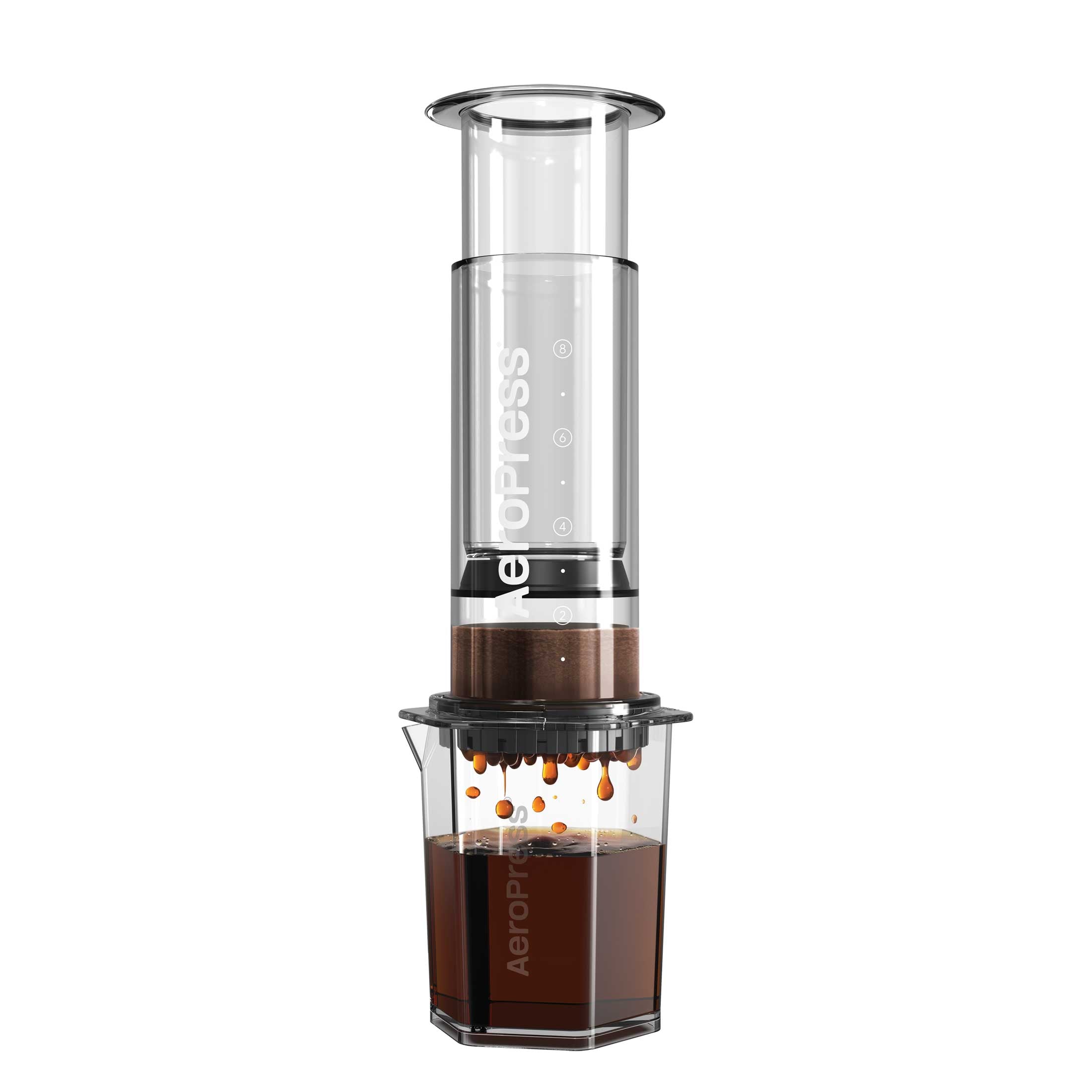 AeroPress Clear XL Coffee Maker - Large Capacity Portable Coffee