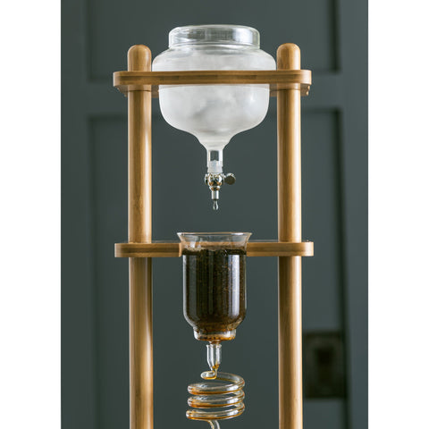 Yama Cold Drip Tower 6-8 Cup Bamboo Straight Frame (32oz)