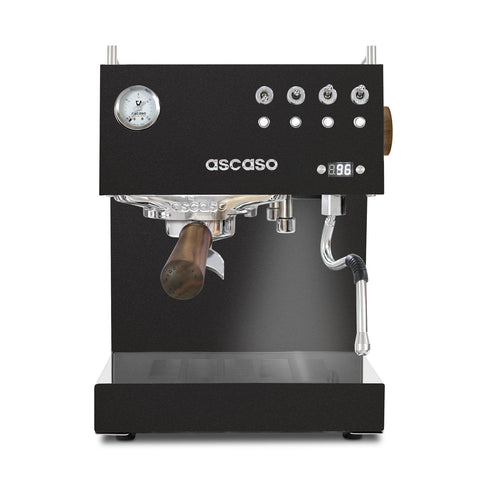 Ascaso Steel DUO PID Espresso Machine – Dual Thermoblock, Programmable, 120V (Black)