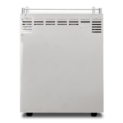 Back View Ascaso Steel DUO PID Espresso Machine (Inox)