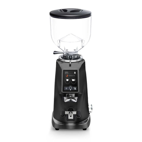 Fiorenzato F4 Evo On-Demand Espresso Grinder with digital display on a white background