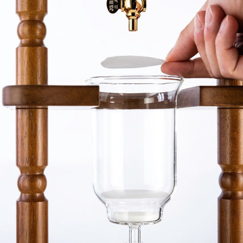 Cold Brew Riser Yama Cold Drip Tower Brown Wood 6-8 Cup | Kyoto Coffee Brewer ...