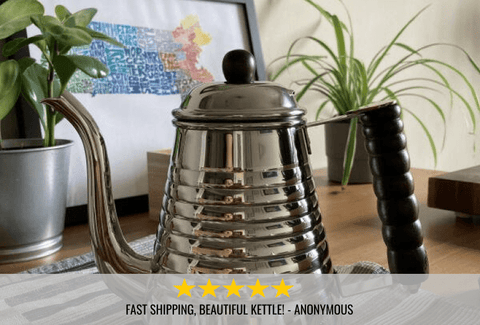 Kalita Wave Stainless Steel Gooseneck Kettle - 1L - Everyday People Coffee & Tea