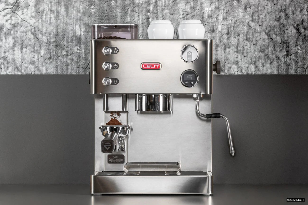 Lelit Kate Espresso Machine with Built-In Grinder - Thumbnail 2